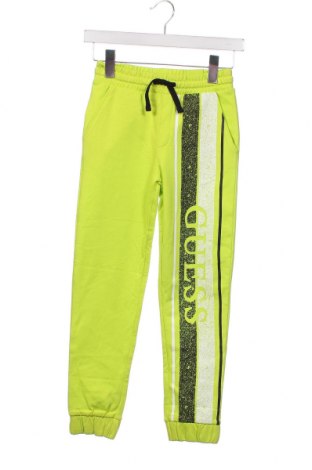 Pantaloni de trening, pentru copii Guess, Mărime 7-8y/ 128-134 cm, Culoare Verde, Preț 303,77 Lei