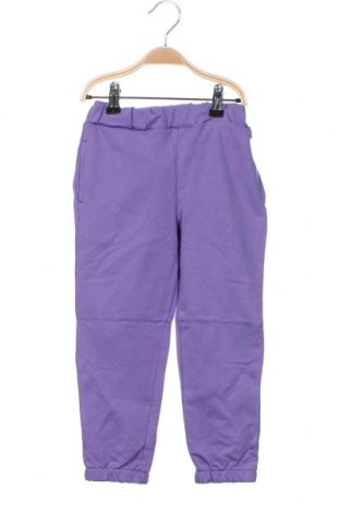 Pantaloni de trening, pentru copii Name It, Mărime 3-4y/ 104-110 cm, Culoare Mov, Preț 61,58 Lei