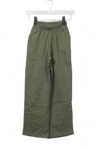 Pantaloni de trening, pentru copii PUMA, Mărime 7-8y/ 128-134 cm, Culoare Verde, Preț 104,45 Lei