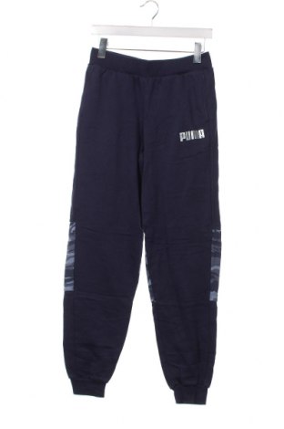 Pantaloni de trening, pentru copii PUMA, Mărime 15-18y/ 170-176 cm, Culoare Albastru, Preț 118,42 Lei