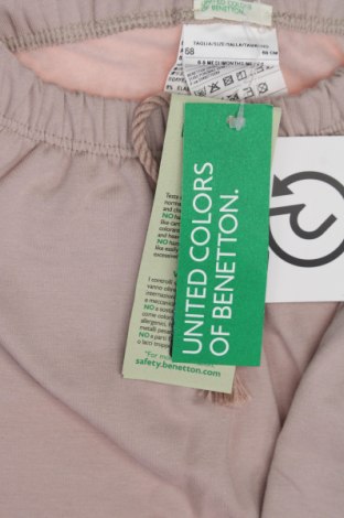 Pantaloni de trening, pentru copii United Colors Of Benetton, Mărime 6-9m/ 68-74 cm, Culoare Bej, Preț 58,03 Lei