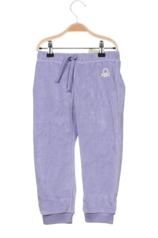 Pantaloni de trening, pentru copii United Colors Of Benetton, Mărime 2-3y/ 98-104 cm, Culoare Mov, Preț 93,16 Lei