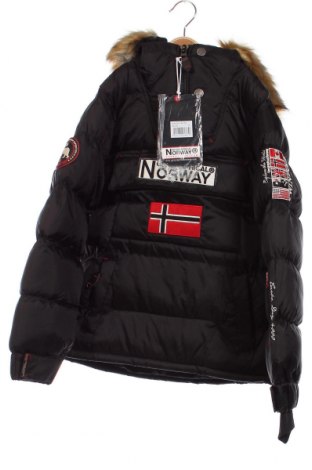 Детско яке Geographical Norway, Размер 10-11y/ 146-152 см, Цвят Черен, Цена 189,00 лв.