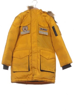Παιδικό μπουφάν Guess, Μέγεθος 7-8y/ 128-134 εκ., Χρώμα Κίτρινο, Τιμή 73,92 €