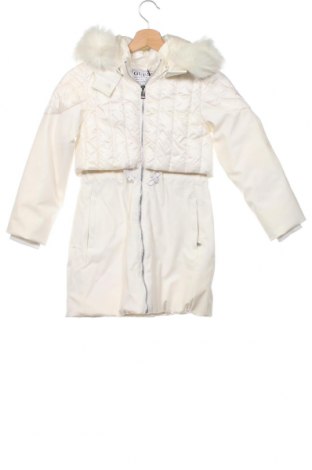 Dziecięca kurtka Guess, Rozmiar 7-8y/ 128-134 cm, Kolor Biały, Cena 610,39 zł