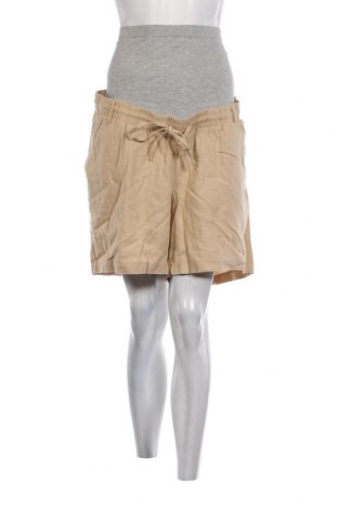 Къс панталон за бременни Mamalicious, Размер XL, Цвят Бежов, Цена 31,00 лв.