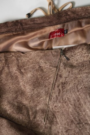 Δερμάτινη φούστα Cuero, Μέγεθος L, Χρώμα Καφέ, Τιμή 41,13 €