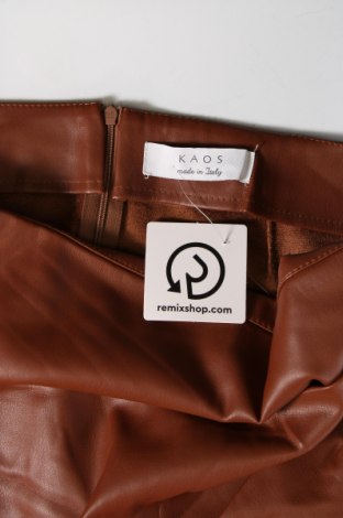 Lederrock Kaos, Größe L, Farbe Braun, Preis 4,56 €