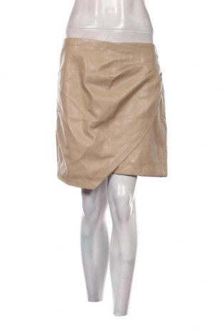 Δερμάτινη φούστα Mango, Μέγεθος L, Χρώμα  Μπέζ, Τιμή 6,68 €