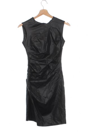 Кожена рокля, Размер XS, Цвят Черен, Цена 17,60 лв.