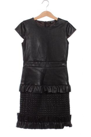 Kožené šaty  Guess, Veľkosť 7-8y/ 128-134 cm, Farba Čierna, Cena  85,14 €