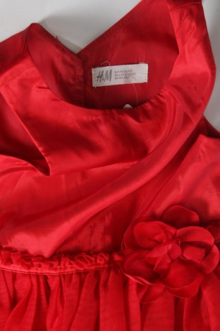 Кожена рокля H&M, Размер 4-5y/ 110-116 см, Цвят Червен, Цена 44,97 лв.
