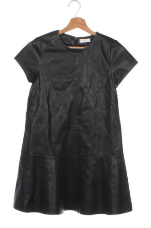 Кожена рокля Mango, Размер 11-12y/ 152-158 см, Цвят Черен, Цена 14,40 лв.
