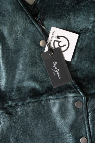 Lederkleid Pepe Jeans, Größe M, Farbe Grün, Preis 96,39 €