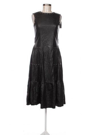 Кожена рокля Pinko, Размер M, Цвят Черен, Цена 381,00 лв.