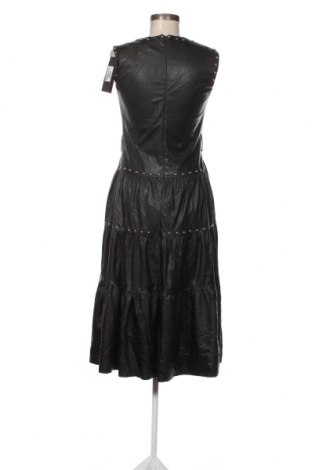 Кожена рокля Pinko, Размер M, Цвят Черен, Цена 304,80 лв.
