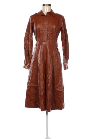 Kožené šaty  Sisley, Veľkosť S, Farba Hnedá, Cena  27,89 €