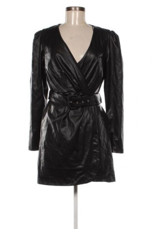 Δερμάτινο φόρεμα Zara, Μέγεθος L, Χρώμα Μαύρο, Τιμή 8,29 €