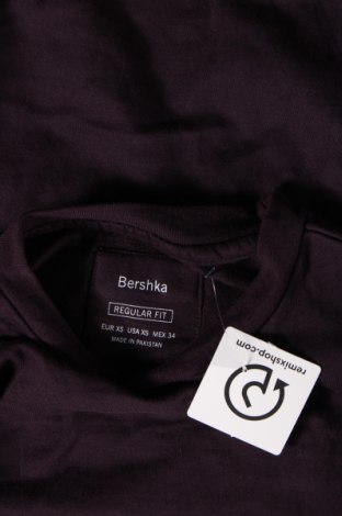 Ανδρική μπλούζα Bershka, Μέγεθος XS, Χρώμα Βιολετί, Τιμή 5,52 €