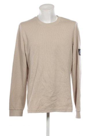 Ανδρική μπλούζα Calvin Klein Jeans, Μέγεθος 3XL, Χρώμα  Μπέζ, Τιμή 55,67 €