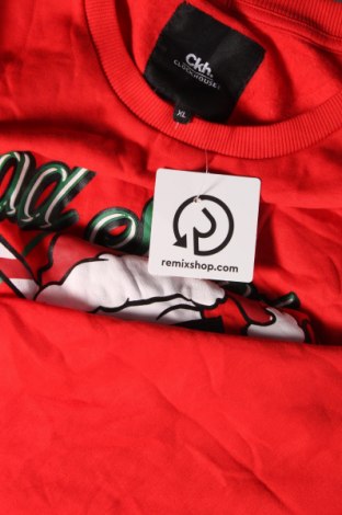 Ανδρική μπλούζα Clockhouse, Μέγεθος XL, Χρώμα Κόκκινο, Τιμή 3,64 €