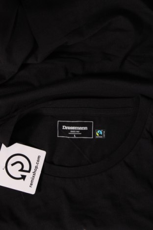 Мъжка блуза Dressmann, Размер L, Цвят Черен, Цена 13,77 лв.