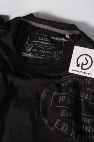 Ανδρική μπλούζα Edc By Esprit, Μέγεθος L, Χρώμα Μαύρο, Τιμή 7,52 €