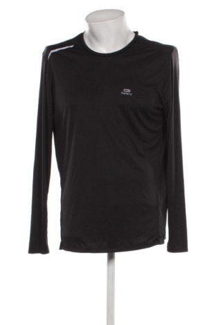 Ανδρική μπλούζα Kalenji, Μέγεθος XL, Χρώμα Μαύρο, Τιμή 6,40 €