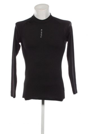 Ανδρική μπλούζα Kipsta, Μέγεθος M, Χρώμα Μαύρο, Τιμή 5,69 €