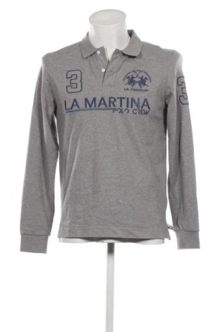 Herren Shirt La Martina, Größe M, Farbe Grau, Preis € 55,69
