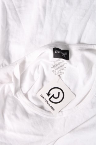 Ανδρική μπλούζα Lyle & Scott, Μέγεθος XL, Χρώμα Λευκό, Τιμή 22,27 €