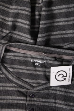 Ανδρική μπλούζα My Wear, Μέγεθος XXL, Χρώμα Γκρί, Τιμή 11,75 €