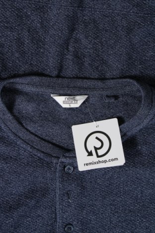 Ανδρική μπλούζα Next, Μέγεθος L, Χρώμα Μπλέ, Τιμή 5,18 €