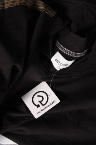 Ανδρική μπλούζα Only & Sons, Μέγεθος XXL, Χρώμα Μαύρο, Τιμή 6,35 €