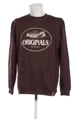 Ανδρική μπλούζα Originals By Jack & Jones, Μέγεθος XL, Χρώμα Καφέ, Τιμή 7,05 €