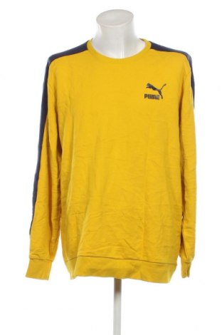 Ανδρική μπλούζα PUMA, Μέγεθος XXL, Χρώμα Κίτρινο, Τιμή 29,69 €