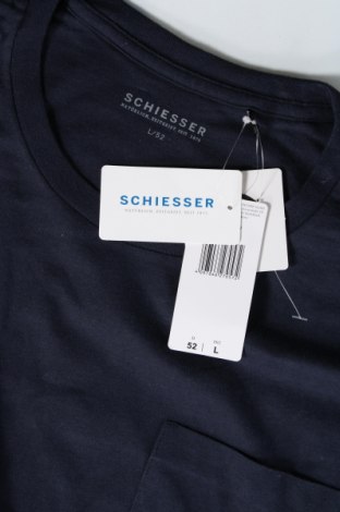 Bluză de bărbați Schiesser, Mărime L, Culoare Albastru, Preț 81,58 Lei