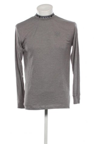 Herren Shirt SikSilk, Größe M, Farbe Grau, Preis € 11,27