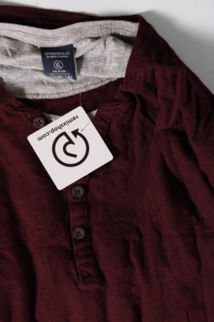 Ανδρική μπλούζα Springfield, Μέγεθος XL, Χρώμα Κόκκινο, Τιμή 8,18 €