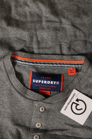 Ανδρική μπλούζα Superdry, Μέγεθος XS, Χρώμα Γκρί, Τιμή 12,85 €