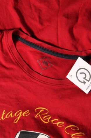 Herren Shirt Tex, Größe L, Farbe Rot, Preis 5,19 €