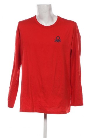 Ανδρική μπλούζα United Colors Of Benetton, Μέγεθος XXL, Χρώμα Κόκκινο, Τιμή 14,00 €