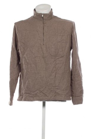 Ανδρική μπλούζα Zara, Μέγεθος L, Χρώμα  Μπέζ, Τιμή 12,37 €