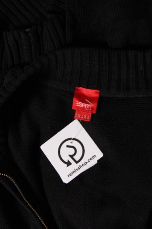 Jachetă tricotată de bărbați Esprit, Mărime L, Culoare Negru, Preț 85,26 Lei