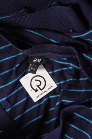 Jachetă tricotată de bărbați H&M, Mărime L, Culoare Albastru, Preț 39,95 Lei