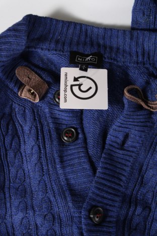 Jachetă tricotată de bărbați Mirto, Mărime M, Culoare Albastru, Preț 157,73 Lei