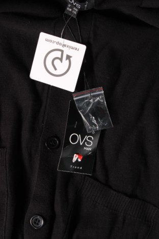 Jachetă tricotată de bărbați Oviesse, Mărime XXL, Culoare Negru, Preț 55,99 Lei