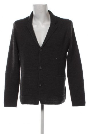 Jachetă tricotată de bărbați Pier One, Mărime L, Culoare Gri, Preț 110,46 Lei