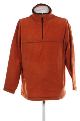 Мъжка поларена блуза Angelo Litrico, Размер XL, Цвят Оранжев, Цена 19,00 лв.