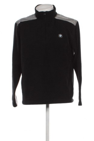 Ανδρική μπλούζα fleece BMW, Μέγεθος L, Χρώμα Μαύρο, Τιμή 15,46 €